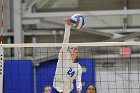 Volleyball vs Babson  Wheaton Women's Volleyball vs Babson College. - Photo by Keith Nordstrom : Wheaton, Volleyball, VB